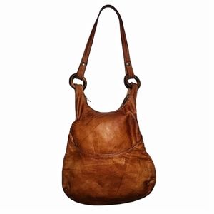 70s Leather Shoulder Bag